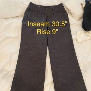 Dark grey Apt 9 wide leg trousers pants size 4